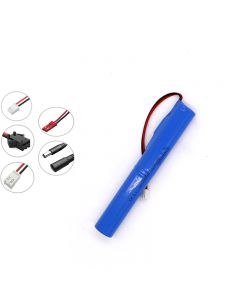 3.7 ~ 4.2V Max 6400MAH 18650 2P Batterie longue bande pour haut-parleur Bluetooth, lampe de pêche