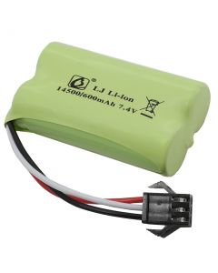Batterie rechargeable 7.4v 600mAh 14500 SM3P pour batterie de voiture de cascade télécommandée