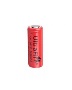 26650 batterie au lithium 26650 lampe de poche éblouissante batterie 3.7V 7200mAh batterie 2 pièces